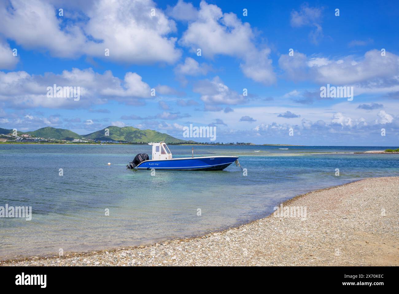 Roter Aussichtspunkt in St. Maarten Stockfoto