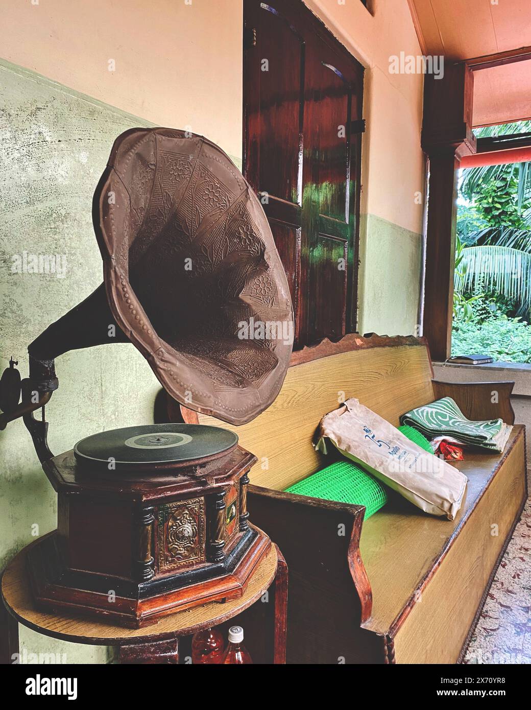 Grammophon - eine rhythmische Reise in die Zeit Stockfoto