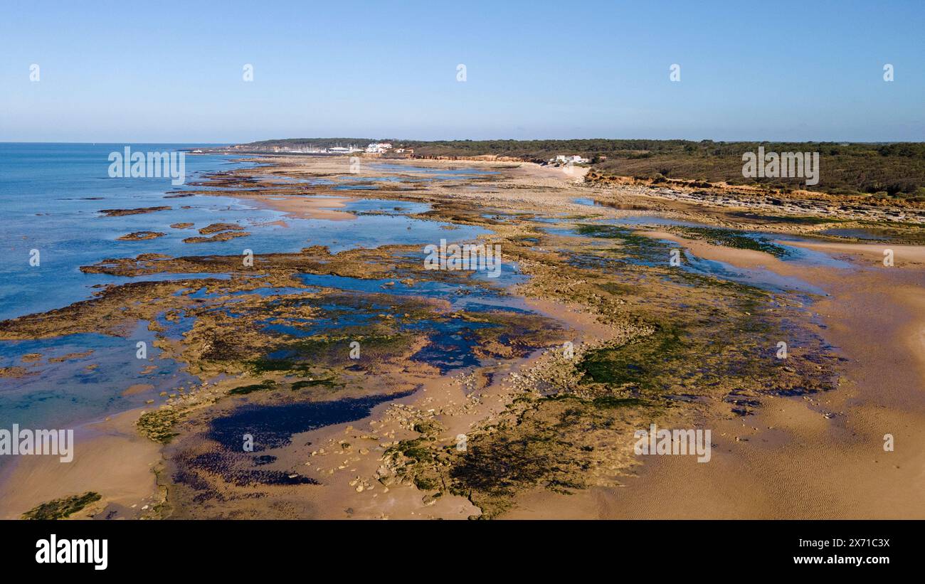 Le Veillon Beach, Talmont-Saint-Hilaire, Vendee (85), Pays de la Loire Region, Frankreich Stockfoto