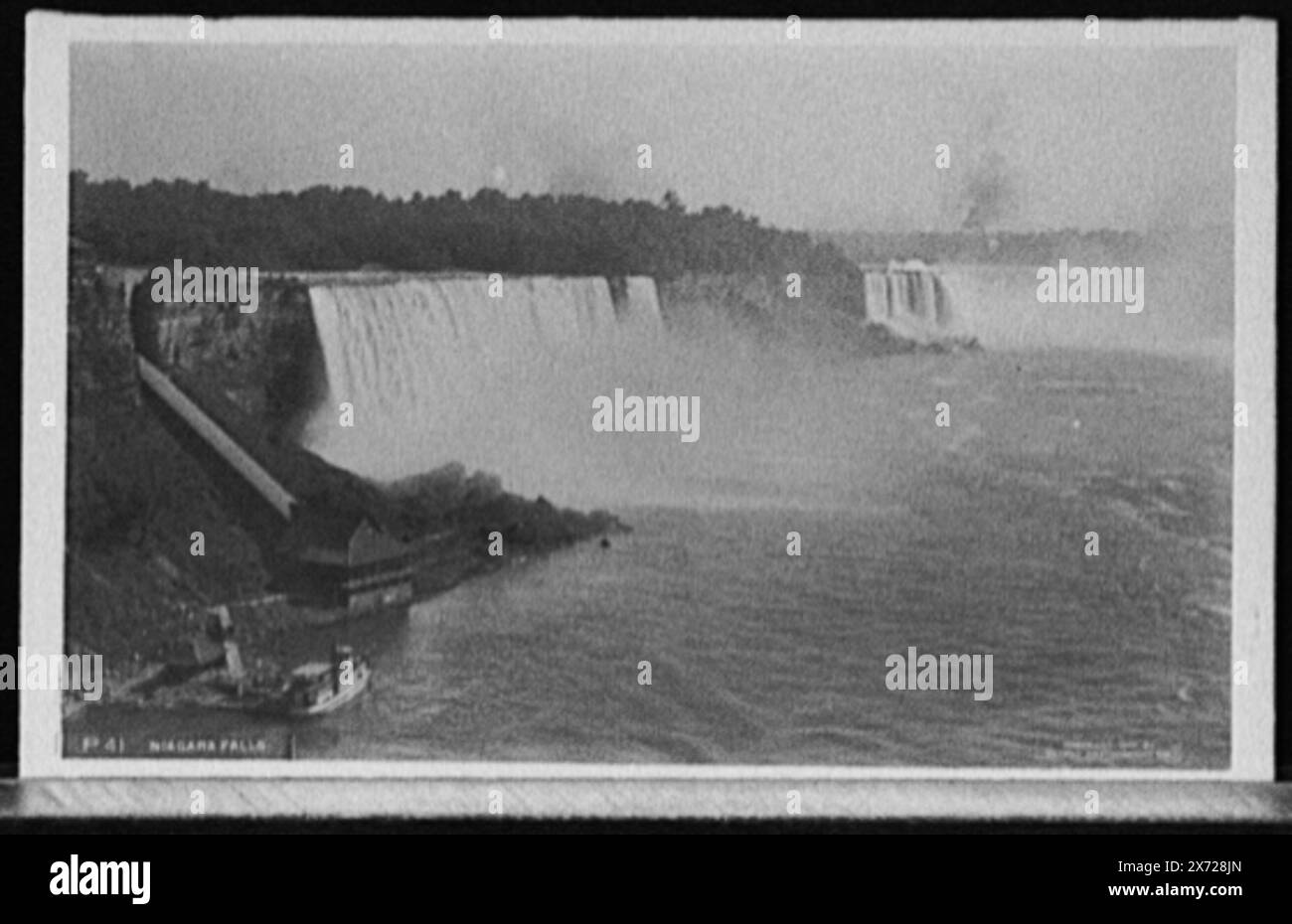 Niagara Falls, Detroit Publishing Co.-Nr. P 41., Gift; State Historical Society of Colorado; 1949, Waterfalls. , Usa, New York (Bundesstaat), Niagarafälle. Kanada, Ontario, Niagarafälle. Stockfoto