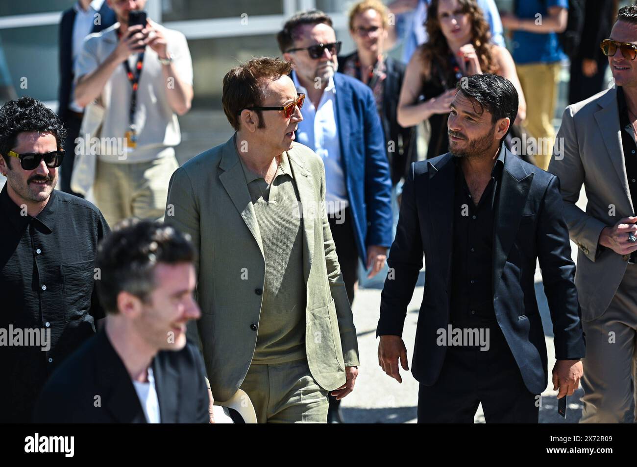 News - The Surfer Photocall - das 77. Jährliche Filmfestival von Cannes Nicolas Cage nimmt am 77. Jährlichen Filmfestival von Cannes am 17. Mai 2024 in Cannes Teil. Cannes Palais des Festival Frankreich Copyright: XStefanosxKyriazisx/xLiveMediax LPN 1355826 Stockfoto