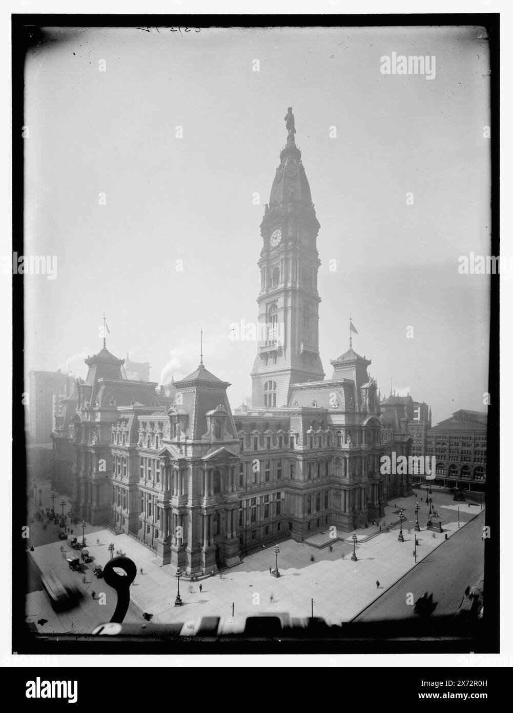 City Hall, Philadelphia, Pa., Titel aus Jackett, Detroit Publishing Co.-Nr. 031572., Geschenk; State Historical Society of Colorado; 1949, City & Town Hall. , Usa, Pennsylvania, Philadelphia. Stockfoto