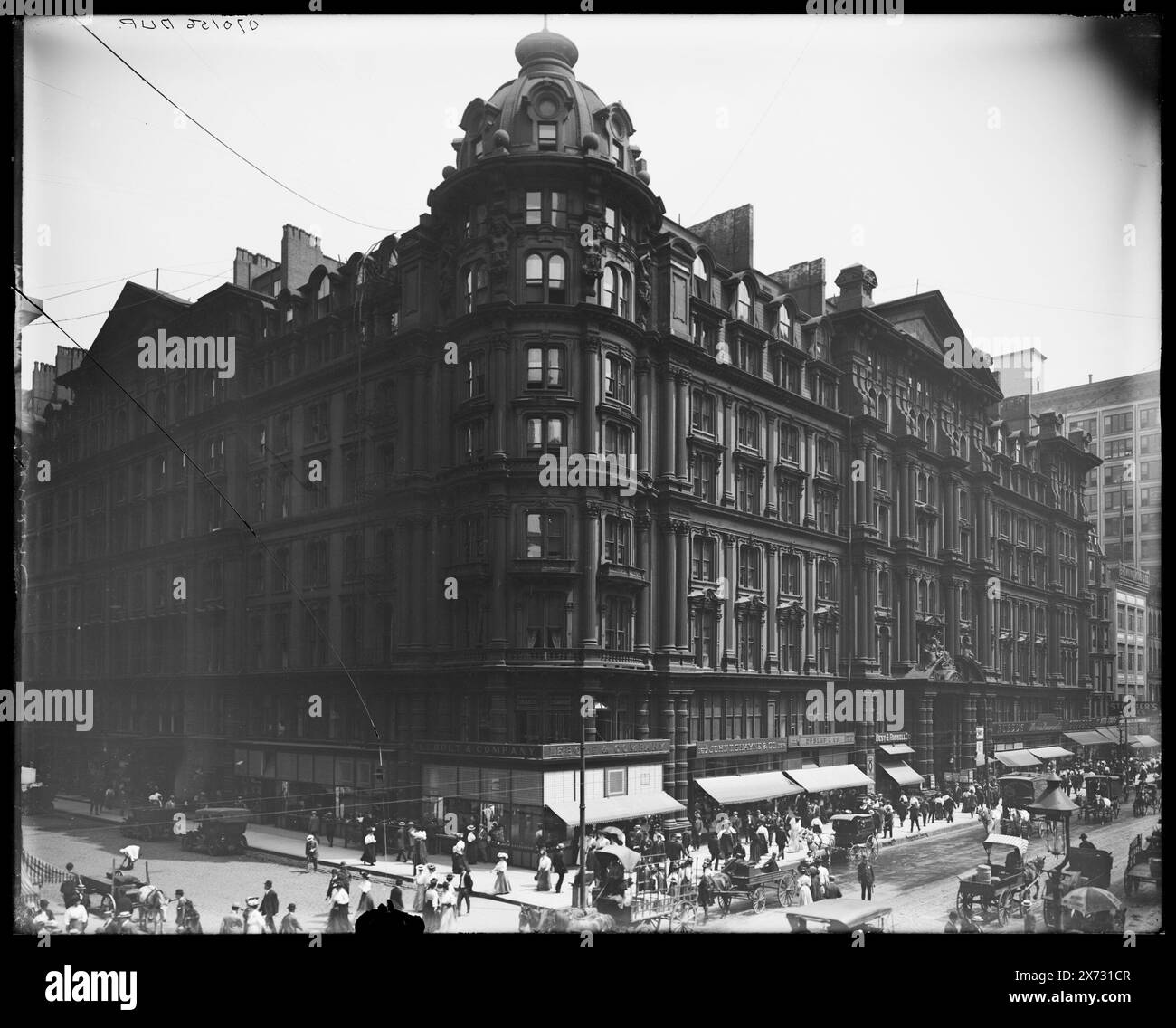 Palmer House, Chicago, Illinois, Titel aus Jacke, möglicherweise von Hans Behm., 'DUP' auf negativ. Detroit Publishing Co.-Nr. 070156., Geschenk; State Historical Society of Colorado; 1949, Hotels. , Usa, Illinois, Chicago. Stockfoto