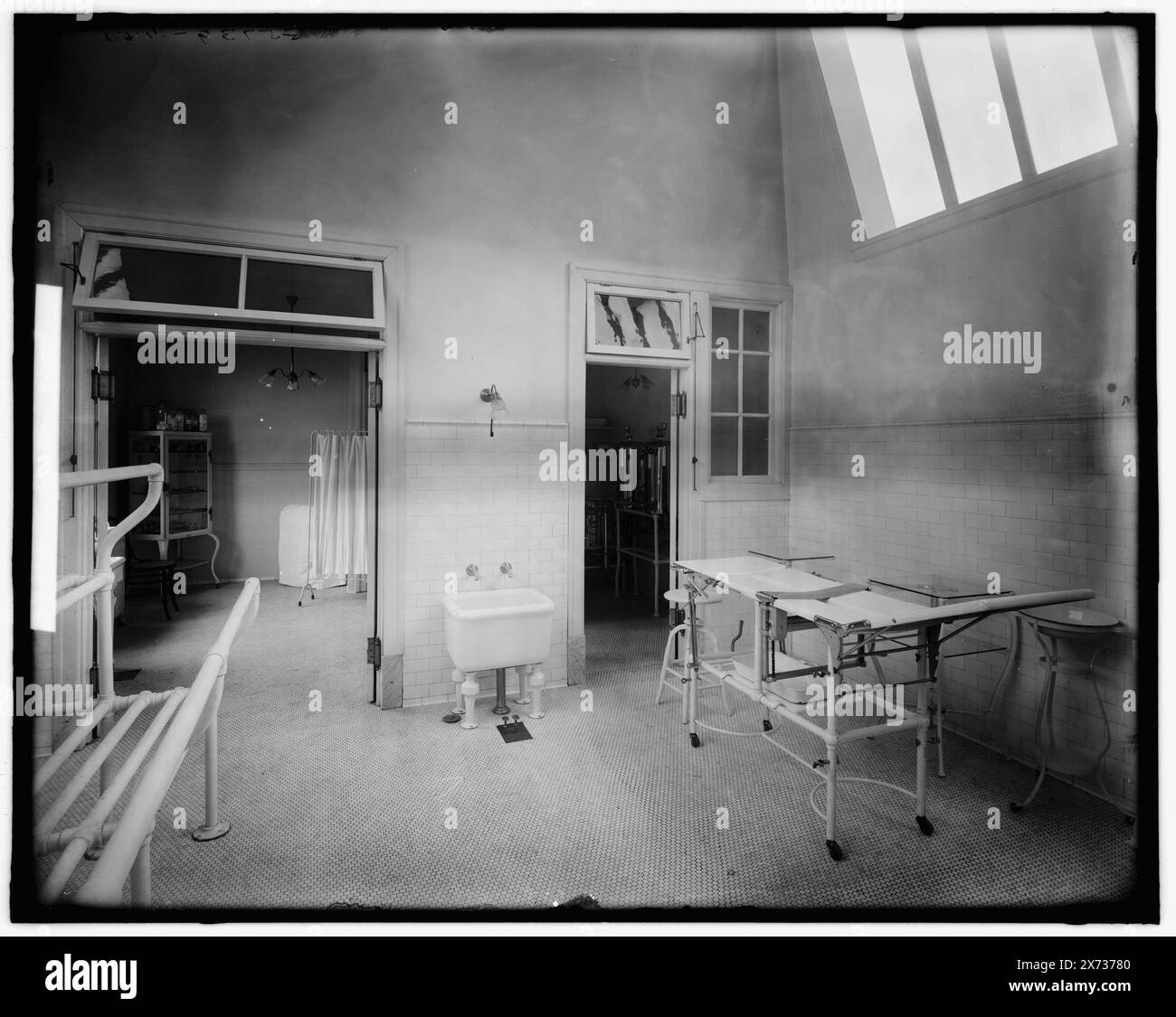 Operationssaal, 'G 5739 dup. Auf negativ. Detroit Publishing Co.-Nr. X 330., Geschenk; State Historical Society of Colorado; 1949, Operationssäle. Stockfoto