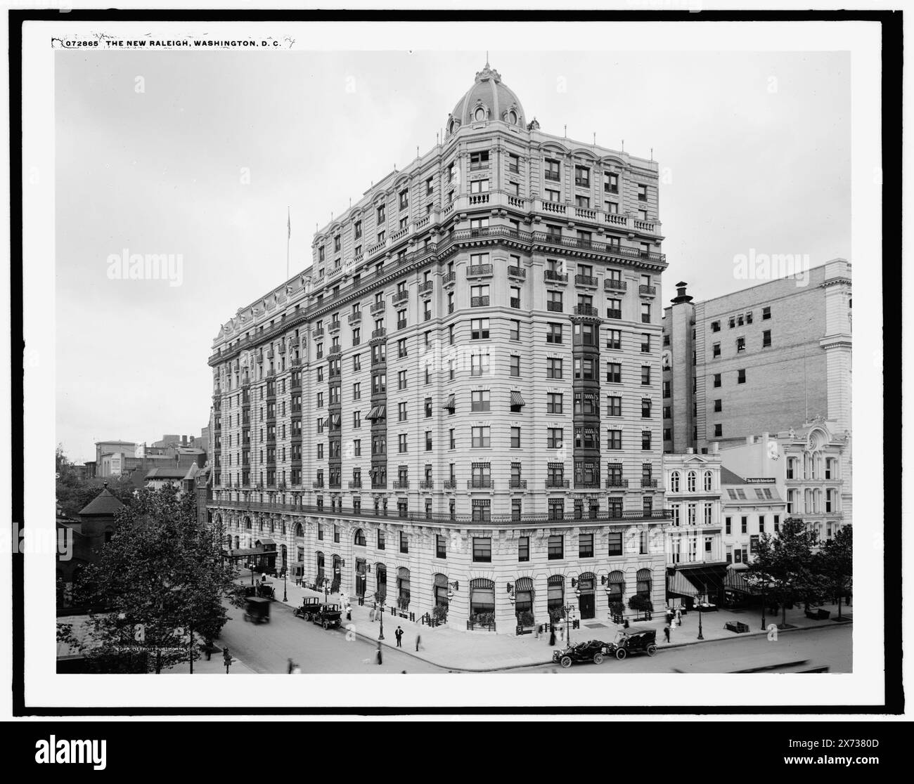 New Raleigh, Washington, D.C., 12th und Pennsylvania Ave. N.W., demolished., Detroit Publishing Co.-Nr. 072865., Geschenk; State Historical Society of Colorado; 1949, Hotels. , Vereinigte Staaten, District of Columbia, Washington (D.C.) Stockfoto