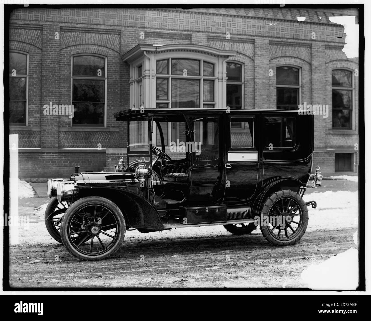 Packard Automobile, Packard Motor Car Company, Titel vom Kataloger erdacht., 'Auto - Alger' auf negativ., Detroit Publishing Co.-Nr. X 267., Geschenk; State Historical Society of Colorado; 1949, Automobiles. Stockfoto