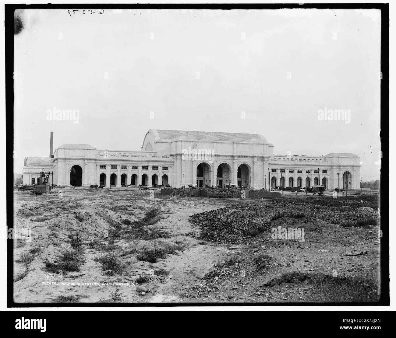 New Union Station, Washington, D.C., 'G 5279' auf negativ, Detroit Publishing Co.-Nr. 062828., Geschenk; State Historical Society of Colorado; 1949, Railroad Stations. , Bauindustrie. , Vereinigte Staaten, District of Columbia, Washington (D.C.) Stockfoto