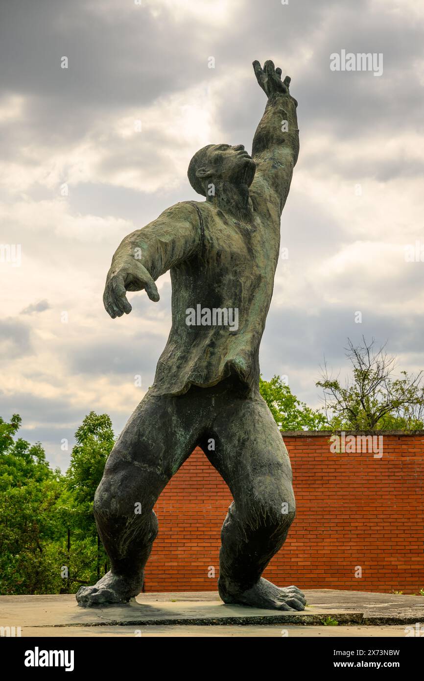 Denkmal für die Märtyrer der Gegenrevolution im Memento Park, Budapest, Ungarn Stockfoto