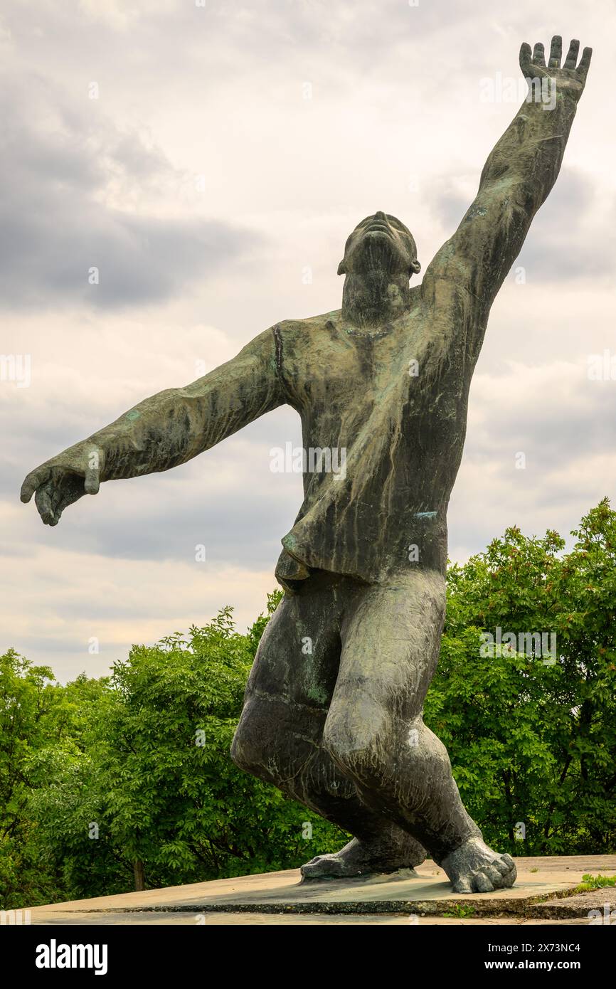 Denkmal für die Märtyrer der Gegenrevolution im Memento Park, Budapest, Ungarn Stockfoto