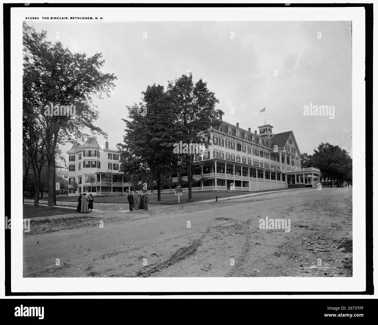 The Sinclair, Bethlehem, N.H., Detroit Publishing Co.-Nr. 072583., Geschenk; State Historical Society of Colorado; 1949, Hotels. , Resorts. , Usa, New Hampshire, Bethlehem. , Usa, New Hampshire, White Mountains. Stockfoto