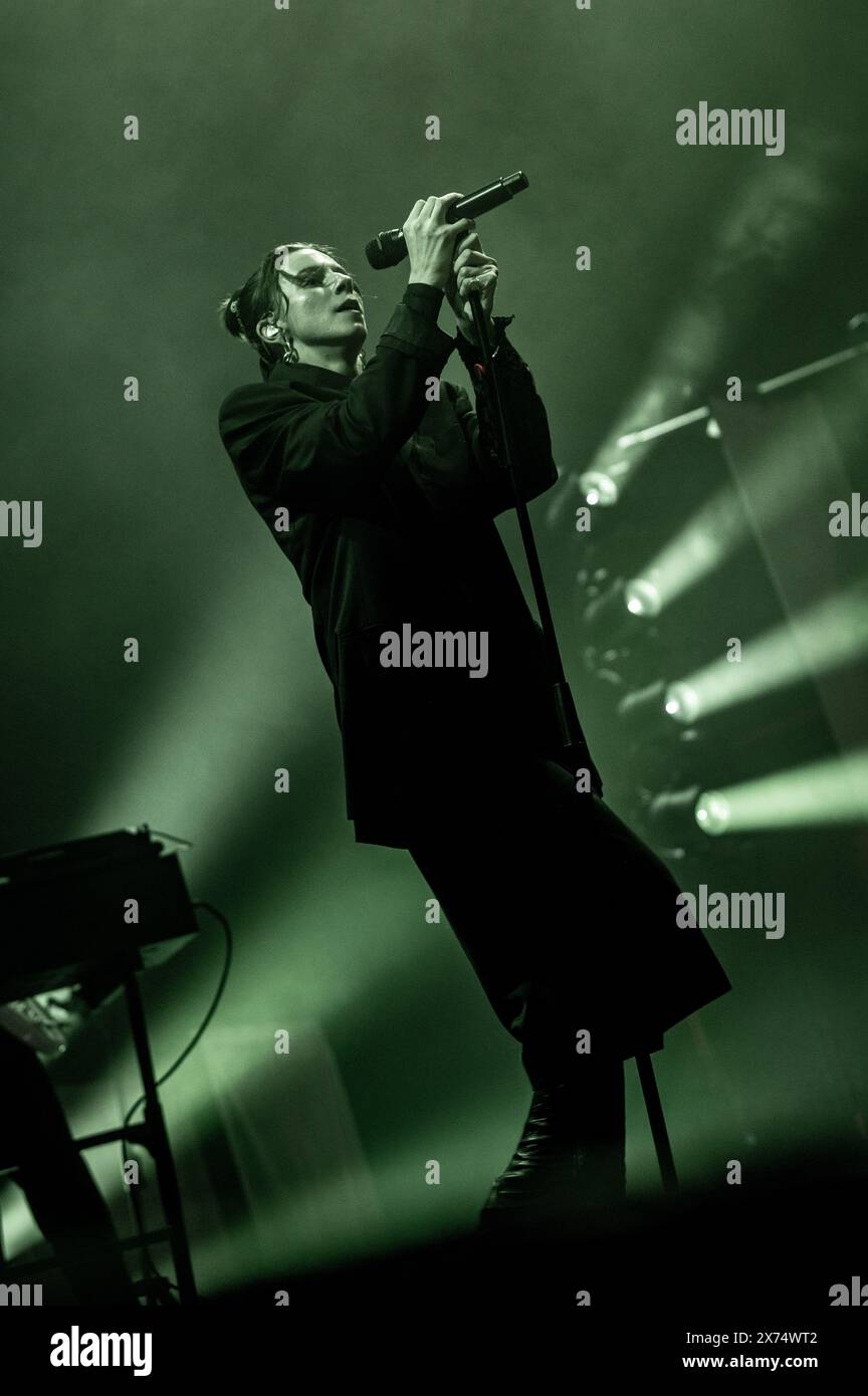 London, Vereinigtes Königreich. Mai 2024. PVRIS trifft die Bühne in Troxy, East London. . Cristina Massei/Alamy Live News Stockfoto