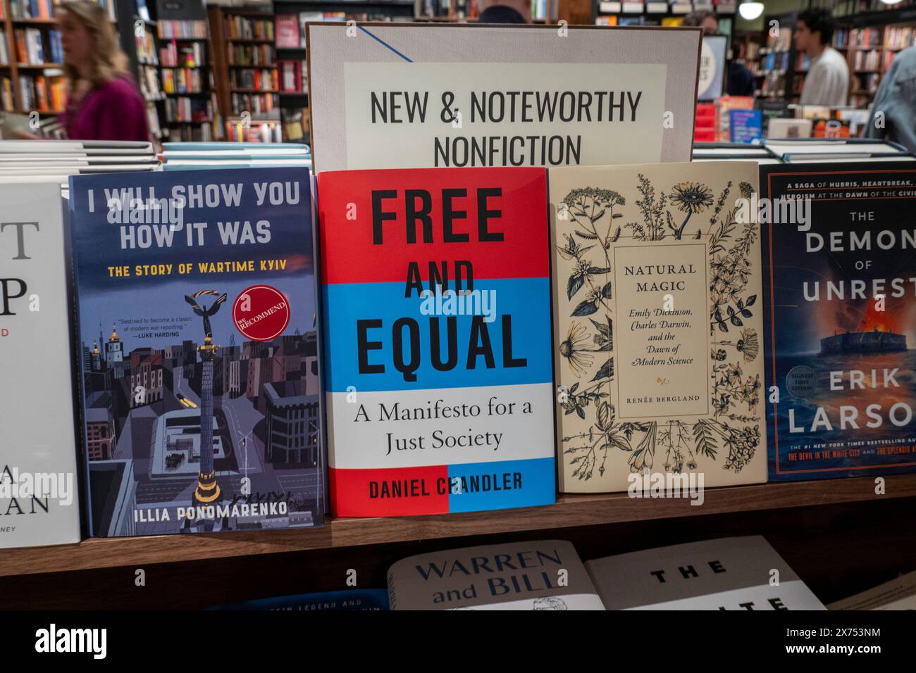 McNally Jackson ist eine unabhängige Buchhandlung mit Sitz in New York City in SoHo, USA 2024 Stockfoto