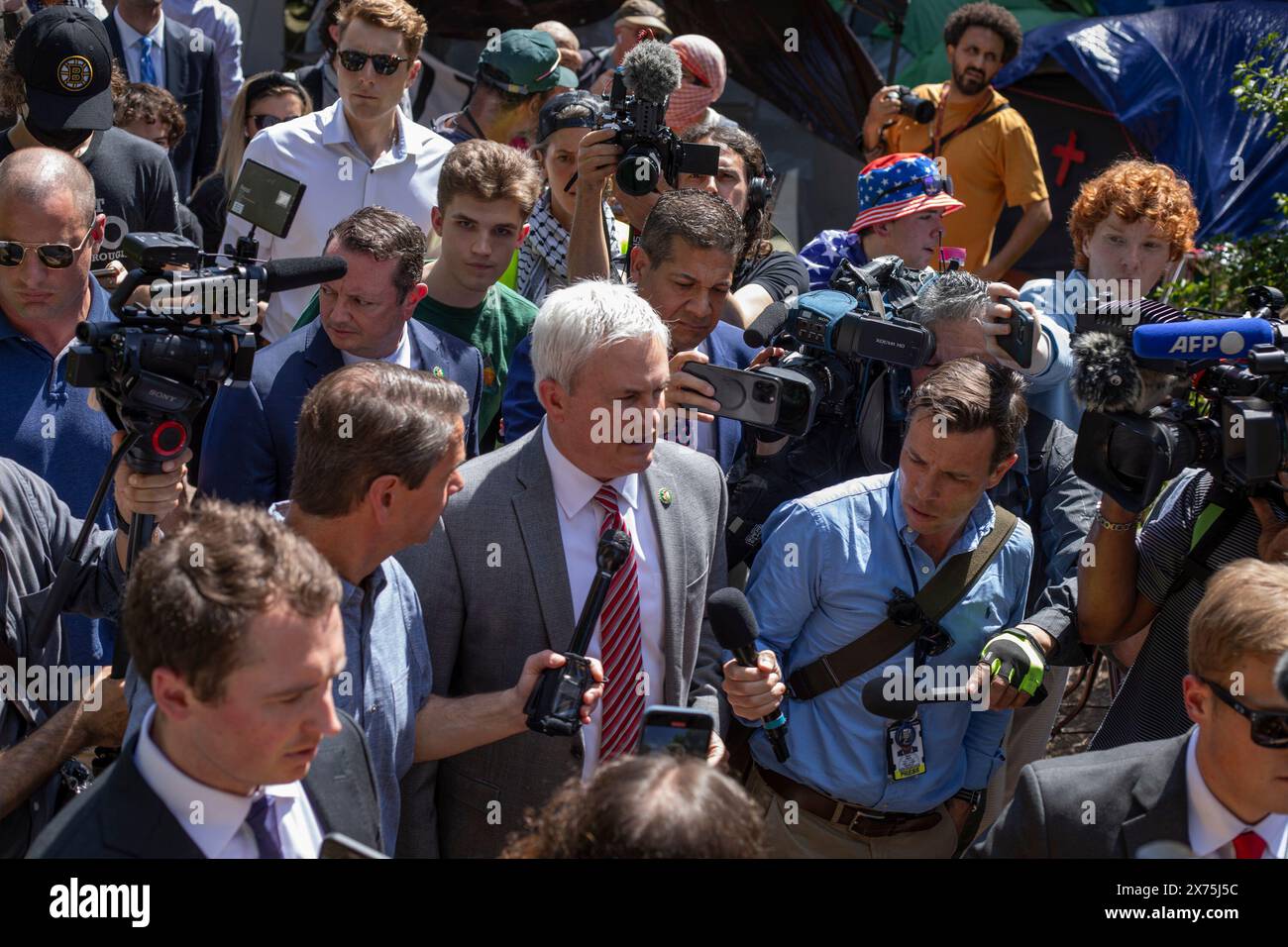 District of Columbia, USA – 1. Mai 2024 – republikanisches Mitglied des Repräsentantenhauses James Comer sprach vor der Presse, nachdem er die zehn besucht hatte Stockfoto