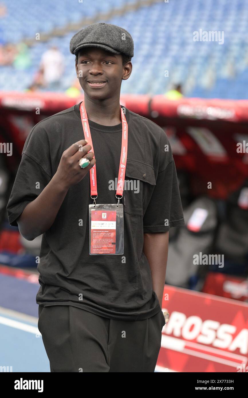 Roma, Italien. Mai 2024. Seydou Sarr während des Finalspiels zwischen Atalanta und Juventus im italienischen Olympiastadion Roms am Mittwoch, den 15. Mai 2024. (Alfredo Falcone/LaPresse) Credit: LaPresse/Alamy Live News Stockfoto