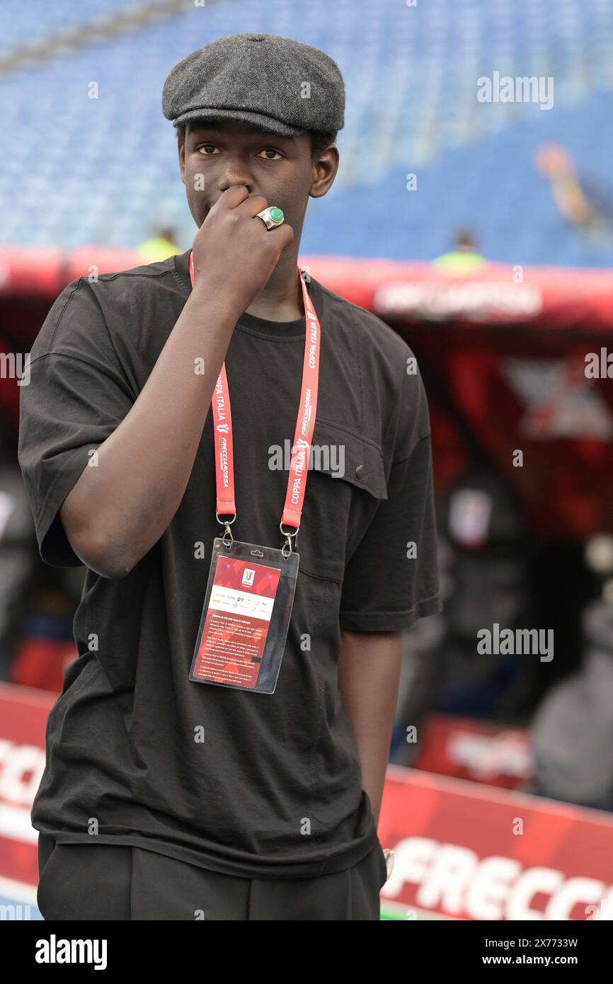 Roma, Italien. Mai 2024. Seydou Sarr während des Finalspiels zwischen Atalanta und Juventus im italienischen Olympiastadion Roms am Mittwoch, den 15. Mai 2024. (Alfredo Falcone/LaPresse) Credit: LaPresse/Alamy Live News Stockfoto