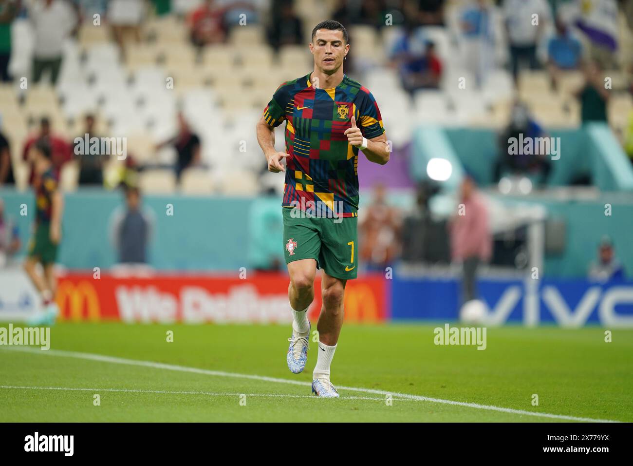 Lusail, Katar. November 2022. Cristiano Ronaldo während des Spiels zwischen Portugal und Uruguay, Gruppe H, FIFA Fussball-Weltmeisterschaft Katar 2022. Stockfoto