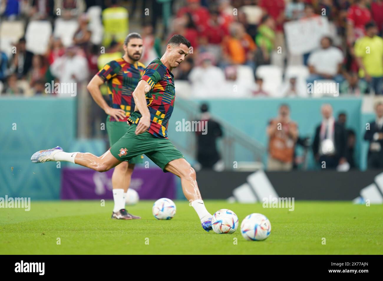 Lusail, Katar. November 2022. Cristiano Ronaldo während des Spiels zwischen Portugal und Uruguay, Gruppe H, FIFA Fussball-Weltmeisterschaft Katar 2022. Stockfoto