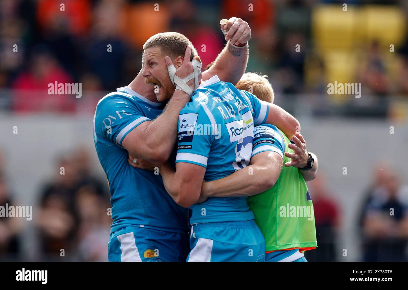 Während des Gallagher Premiership-Spiels im StoneX Stadium, London. Bilddatum: Samstag, 18. Mai 2024. Stockfoto