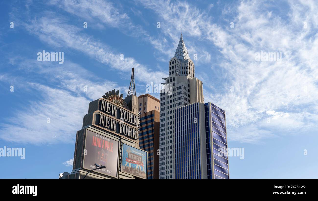 New York-New York Hotel and Casino in Las Vegas, NV, USA Stockfoto