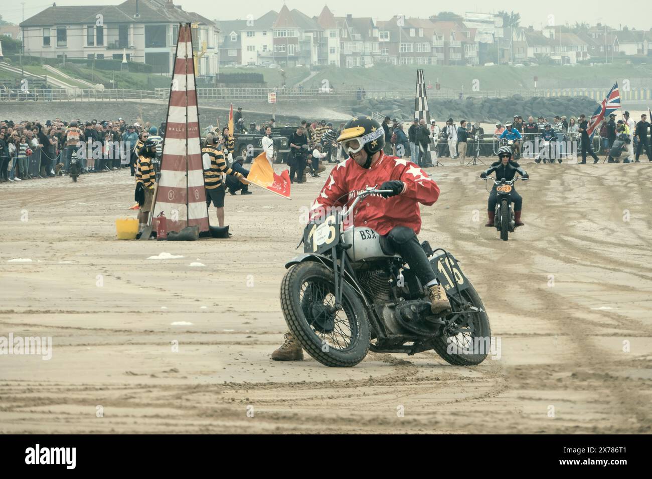 Das Mile Margate Beach Rennen 2024 Stockfoto