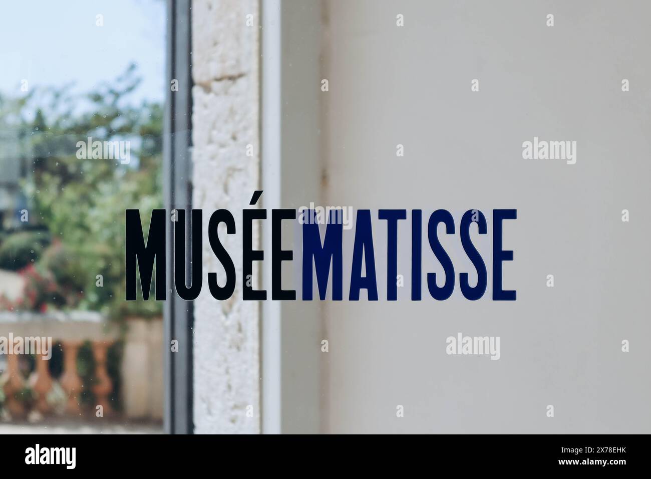 Nizza, Frankreich - 29. Juli 2023: Das Matisse Museu in Nizza, das dem Werk des französischen Malers Henri Matisse gewidmet ist. Es ist eine der größten Cools der Welt Stockfoto