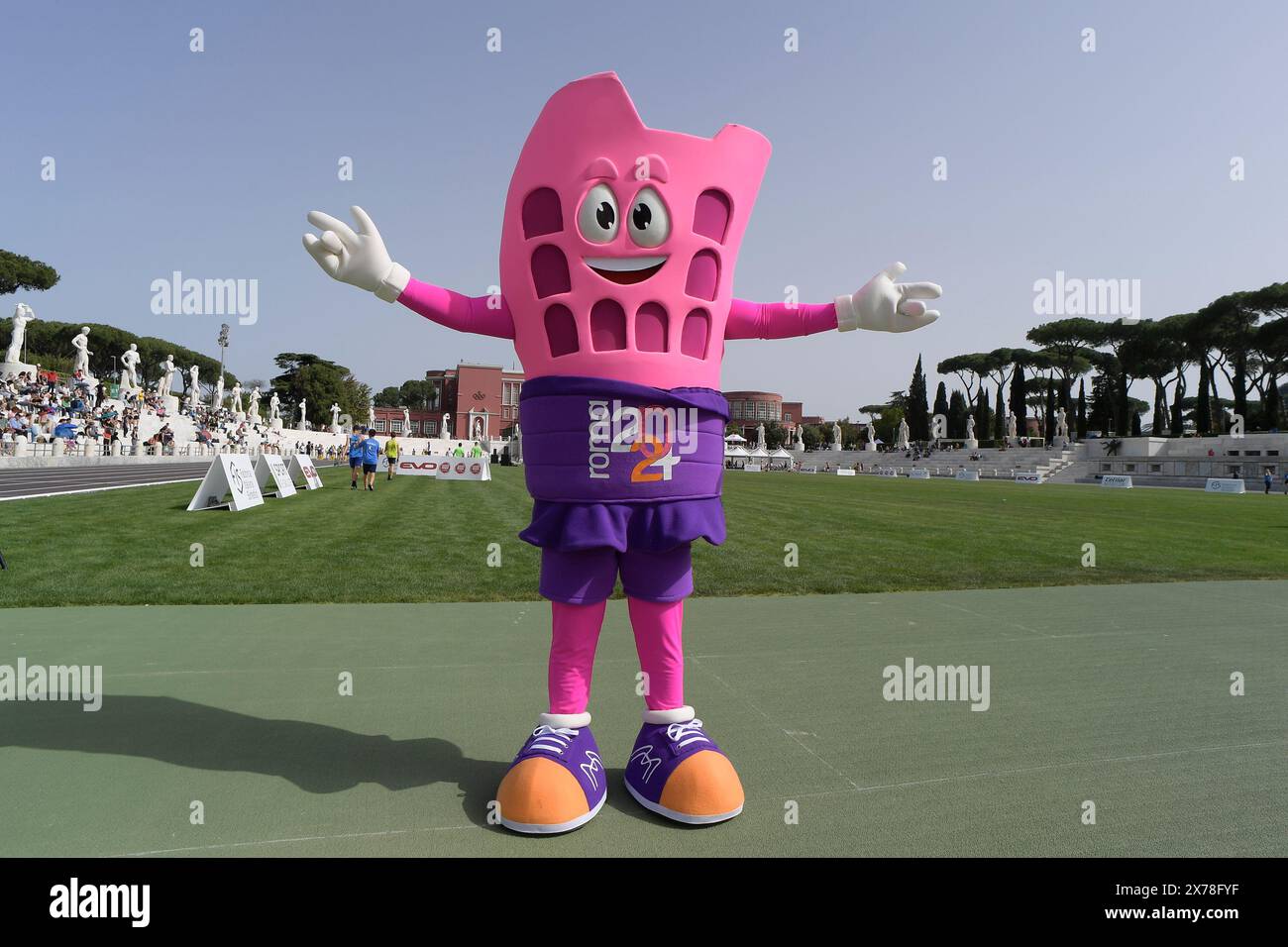 Roma, Italien. Mai 2024. Während der 4. Ausgabe des Roma Sprint Festivals 2024 im Marmi-Stadion „Pietro Mennea“ in Rom, Italien - Samstag, 18. Mai 2024 - Sport, Leichtathletik (Foto: Fabrizio Corradetti/LaPresse) Credit: LaPresse/Alamy Live News Stockfoto