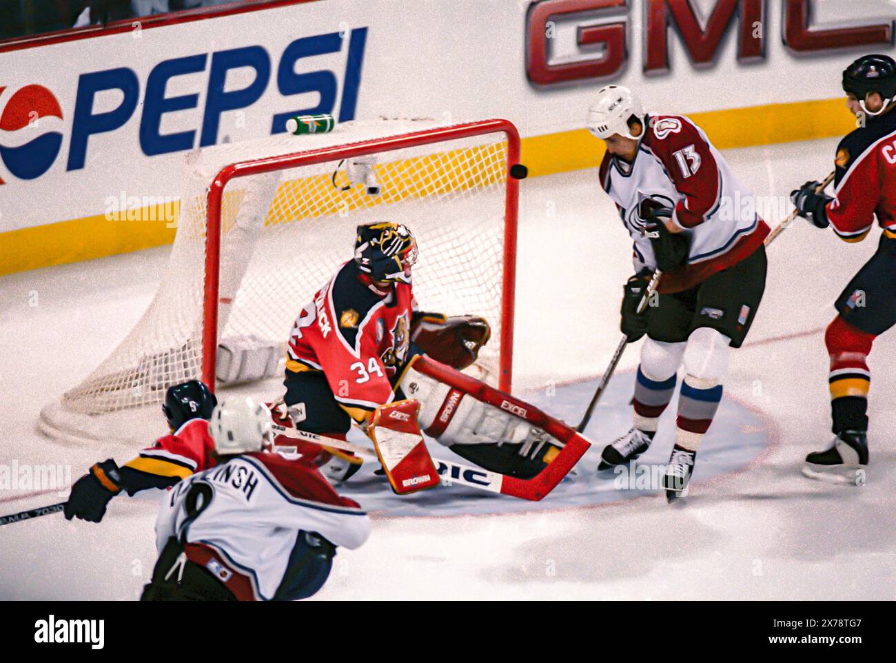 John Vanbiesbrouck, Florida Panthers Torwart beim Stanley Cup Finale 1996. Stockfoto