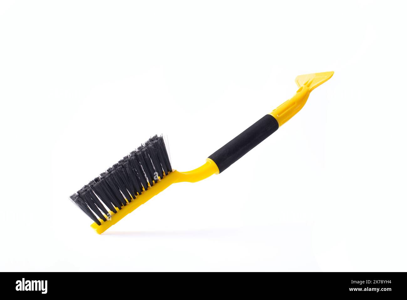 Auto Bürste auf weißem Hintergrund Stockfoto