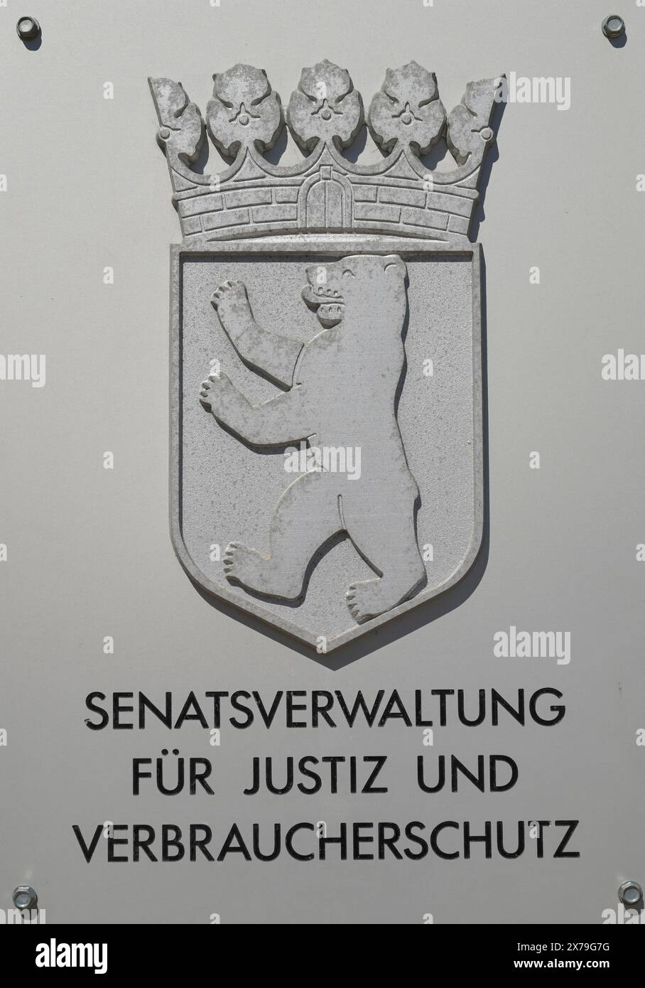 Senatsverwaltung für Justiz und Verbraucherschutz, Salzburger Straße, Schöneberg, Berlin, Deutschland Stockfoto