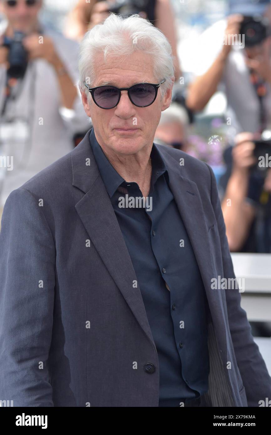 Cannes, Frankreich. Mai 2024. Richard Gere nimmt am 18. Mai 2024 in Cannes, Frankreich, am 77. Jährlichen Filmfestival in Cannes im Palais des Festivals Teil. Foto: Rocco Spaziani/UPI Credit: UPI/Alamy Live News Stockfoto