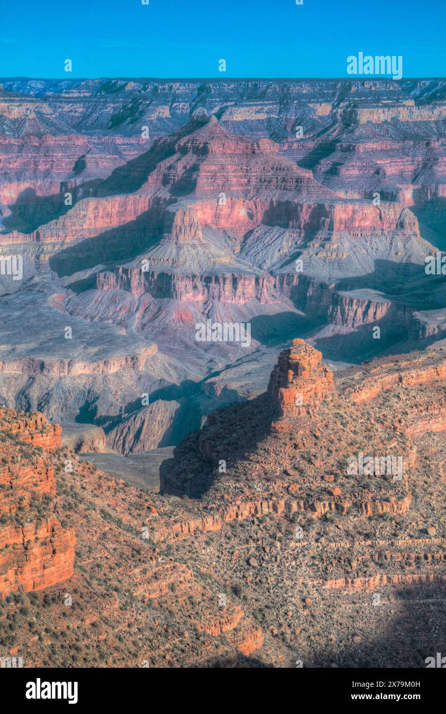 Von Lookout Studio, South Rim, Grand Canyon National Park, UNESCO World Heritage Site, Arizona, USA Stockfoto