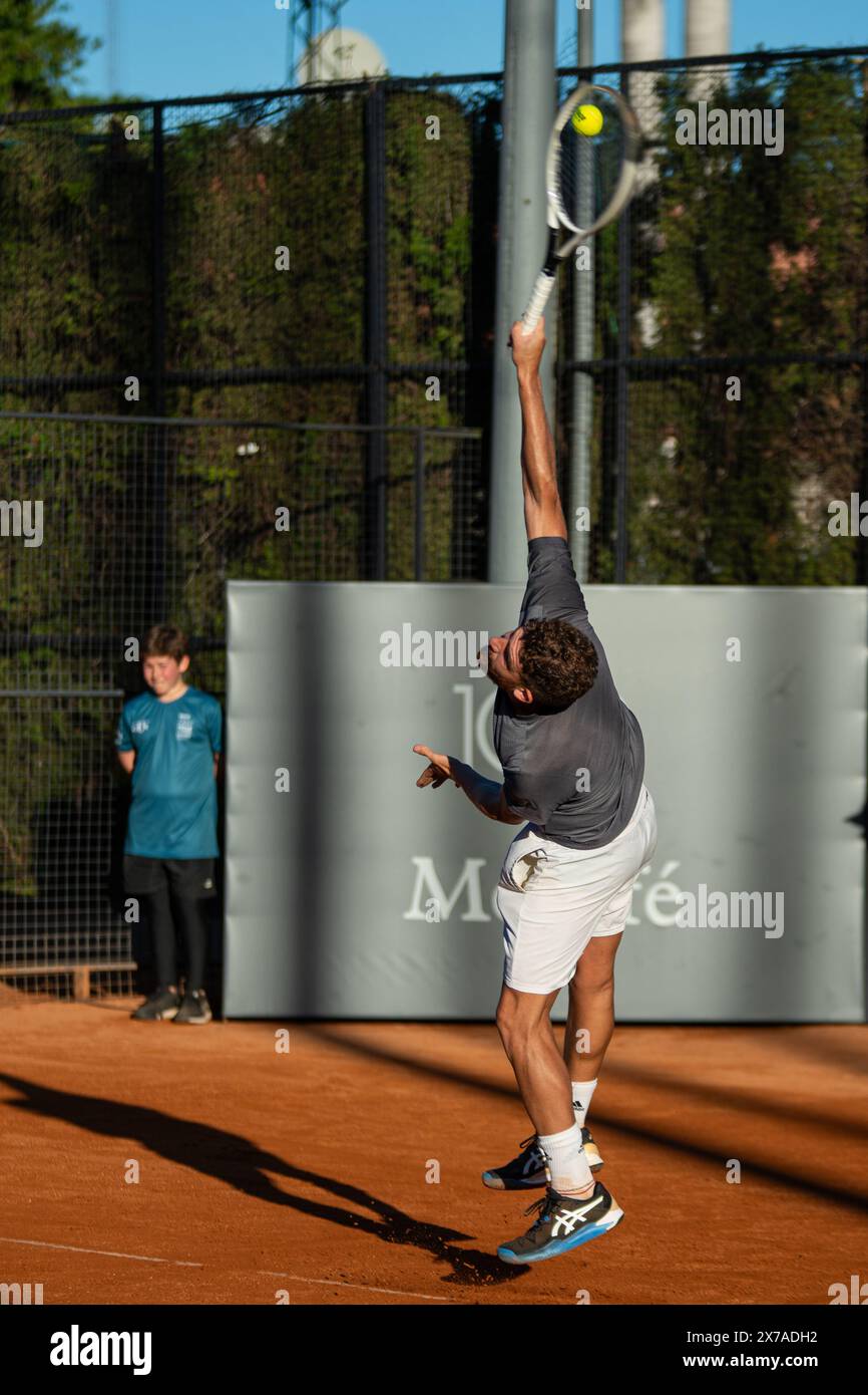 Ignacio Monzon (Argentinien) - Tennis ATP Challenger Tour Corrientes, Dove Men Care Legion Sudamericana. Stockfoto