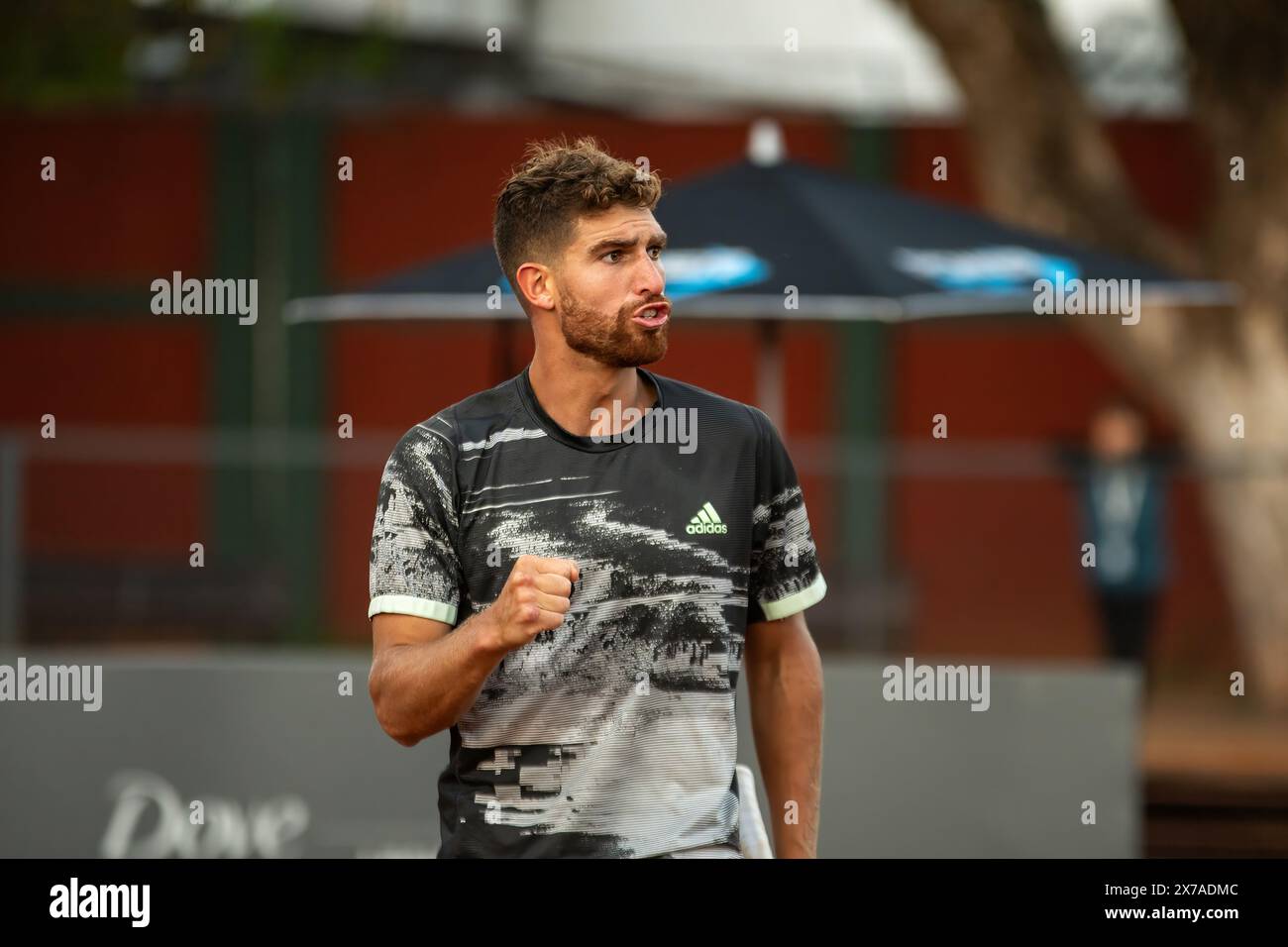 Ignacio Monzon (Argentinien) - Tennis ATP Challenger Tour Corrientes, Dove Men Care Legion Sudamericana. Stockfoto