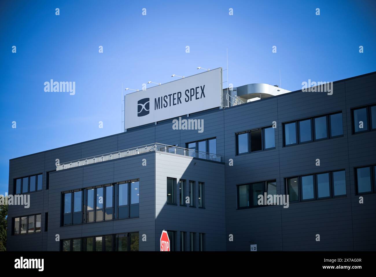 Herr Spex Online-Brillenhandel Logistikzentrum und Vertrieb, Wohlrabedamm, Siemensstadt, Spandau, Berlin, Deutschland Stockfoto
