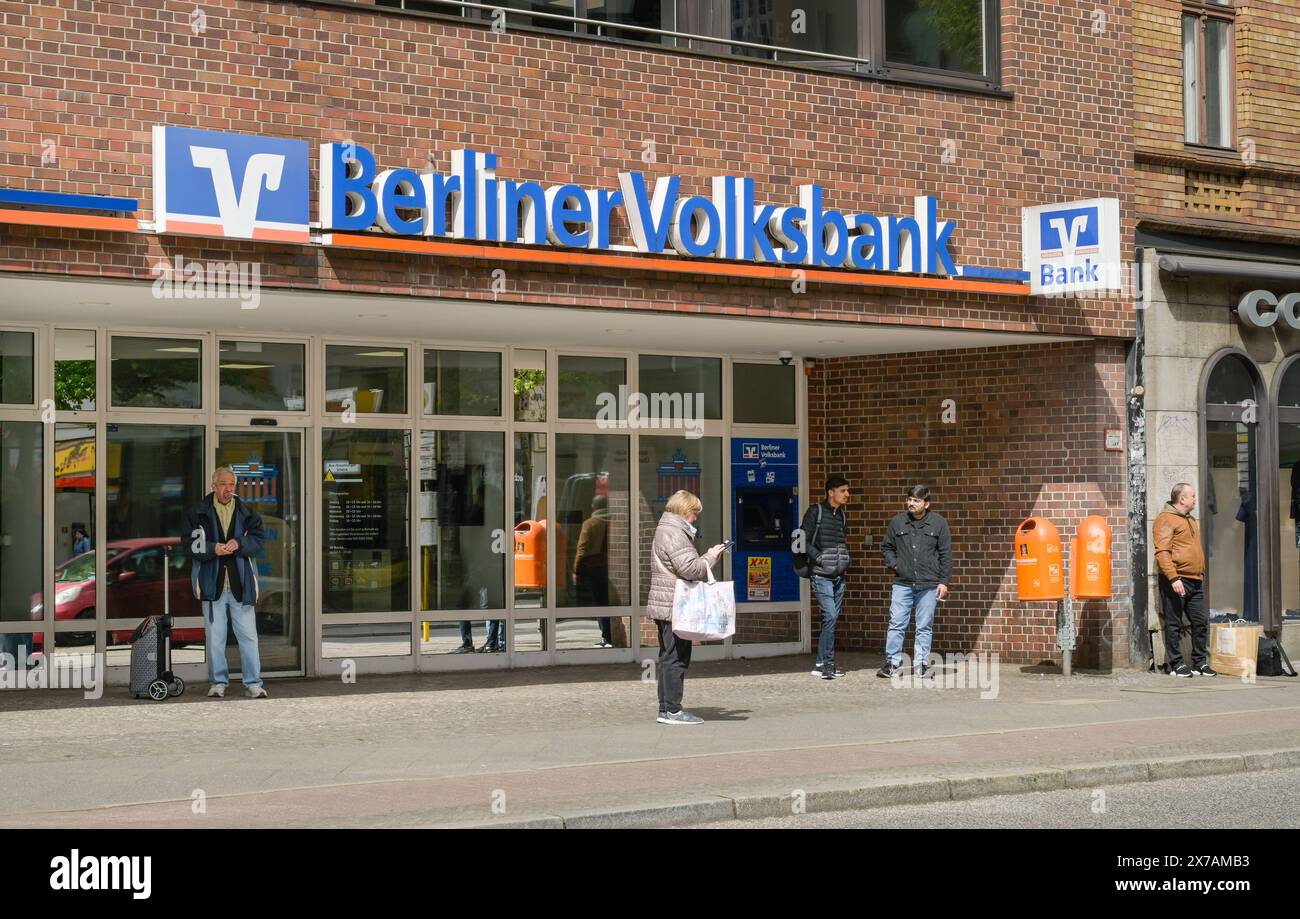 Berliner Volksbank, Teltower Damm, Steglitz-Zehlendorf, Berlin, Deutschland *** Berliner Volksbank, Teltower Damm, Steglitz Zehlendorf, Berlin, Deutschland Stockfoto