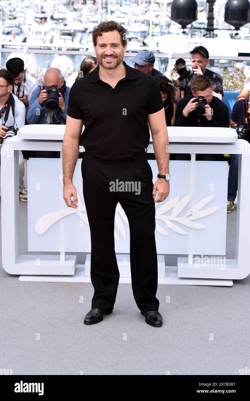 Cannes, Frankreich. Mai 2024. Cannes, 77. Cannes Filmfestival 2024 Fotoruffilm „Emilia Perez“ im Foto: Edgar Ramirez Credit: Independent Photo Agency/Alamy Live News Stockfoto