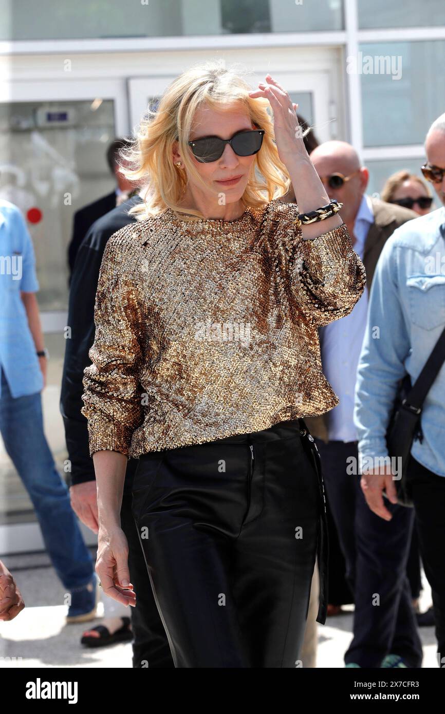 CANNES, FRANKREICH - 19. MAI: Cate Blanchett beim Fotobesuch "Gerüchte" beim 77. Jährlichen Filmfestival von Cannes im Palais des Festivals am 19. Mai 2024 in Cannes. CAP/GOL ©GOL/Capital Pictures Stockfoto