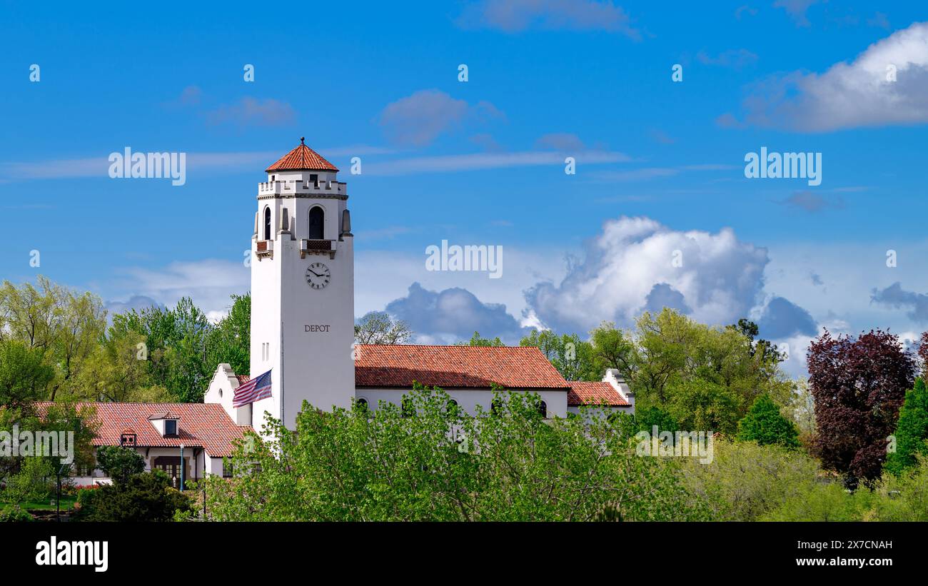 Wunderschönes Depot in Boise Idaho Stockfoto