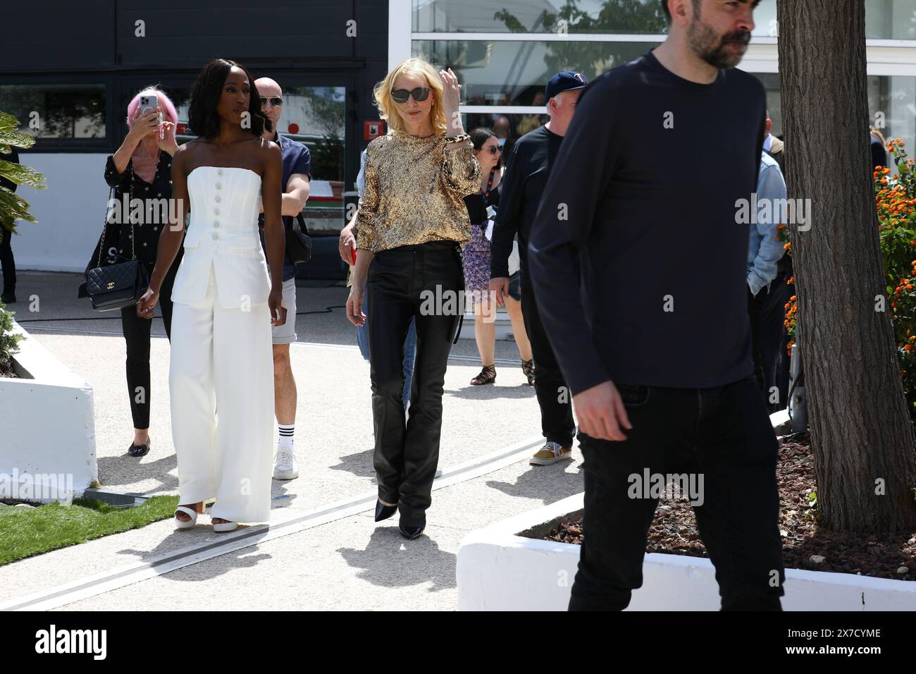 19. Mai 2024, Cannes, Cote D'azur, Frankreich: CATE BLANCHETT während des Fotoaufrufs „Gerüchte“ beim 77. Jährlichen Filmfestival von Cannes im Palais des Festivals in Cannes, Frankreich (Foto: © Mickael Chavet/ZUMA Press Wire) NUR REDAKTIONELLE VERWENDUNG! Nicht für kommerzielle ZWECKE! Stockfoto