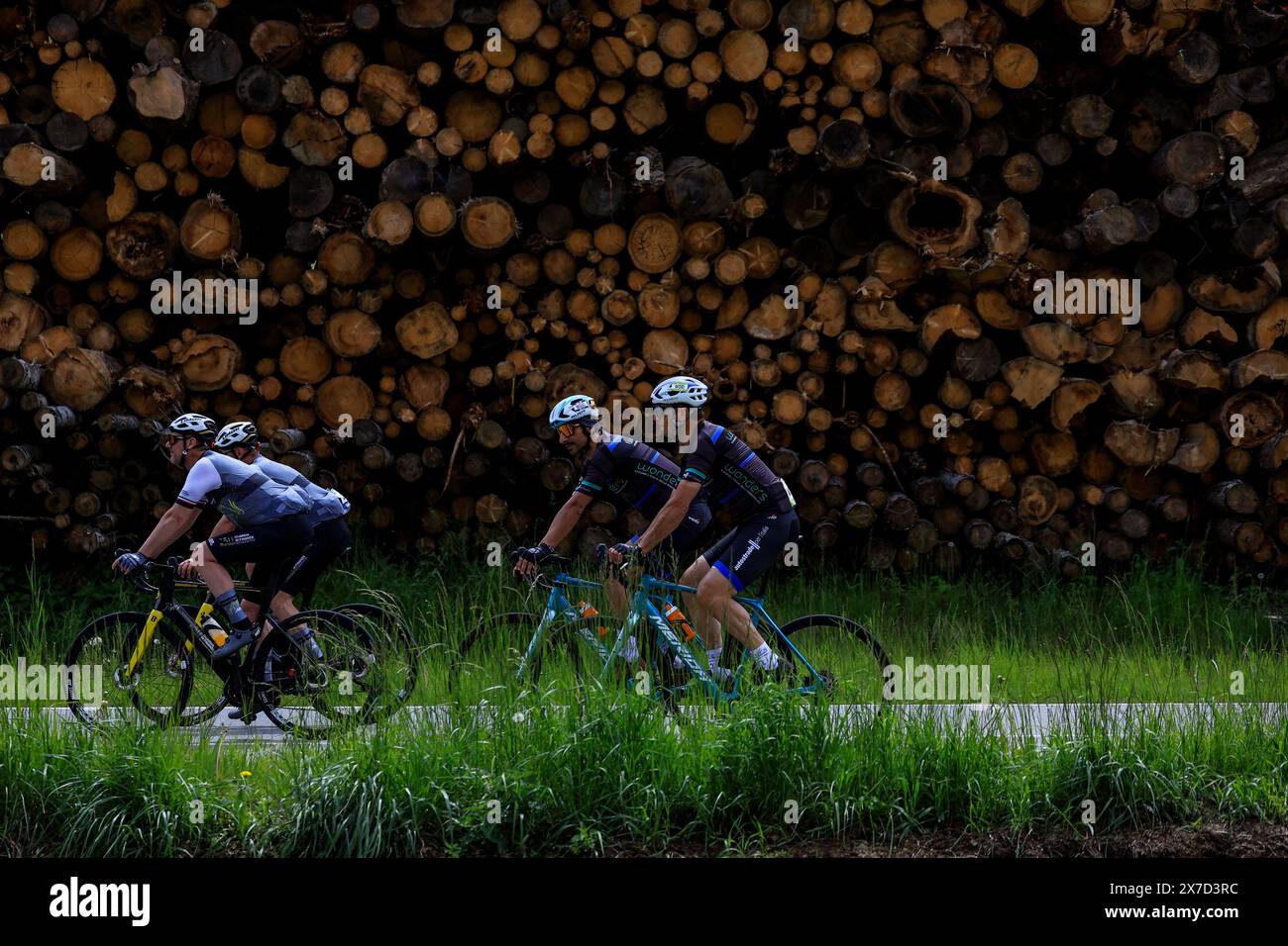 Italia. Mai 2024. Giro E 2024 – Stufe 15 – Tirano – Livigno – 19. Mai 2024. Sport - Radsport . Giro-E (Foto: Alessandro Garofalo/LaPresse) Credit: LaPresse/Alamy Live News Stockfoto