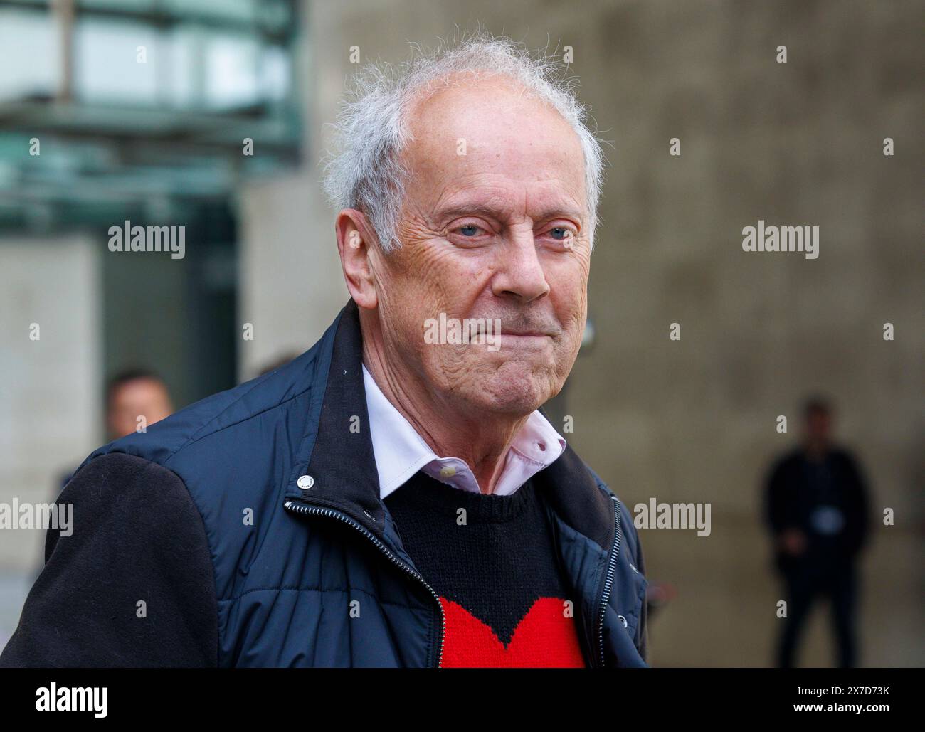 London, Großbritannien. Mai 2024. Fernsehsender, Journalist, Schriftsteller und Fernsehproduzent Giles Brandreth, bei der BBC. Quelle: Mark Thomas/Alamy Live News Stockfoto