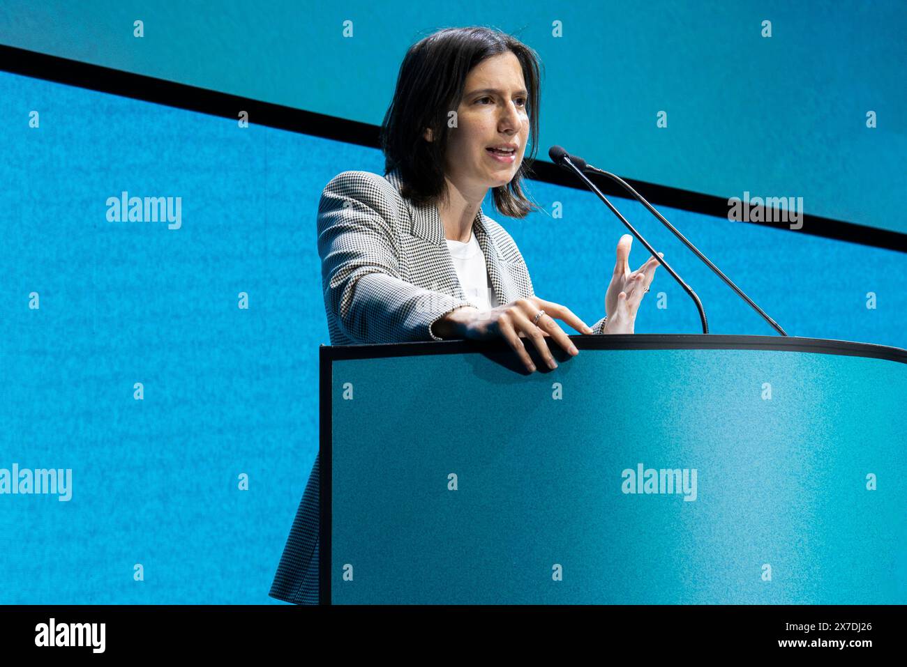 Rom, Italien. Elly Schlein (Demokratische Partei). NUR REDAKTIONELLE VERWENDUNG! NICHT FÜR KOMMERZIELLE ZWECKE! Stockfoto