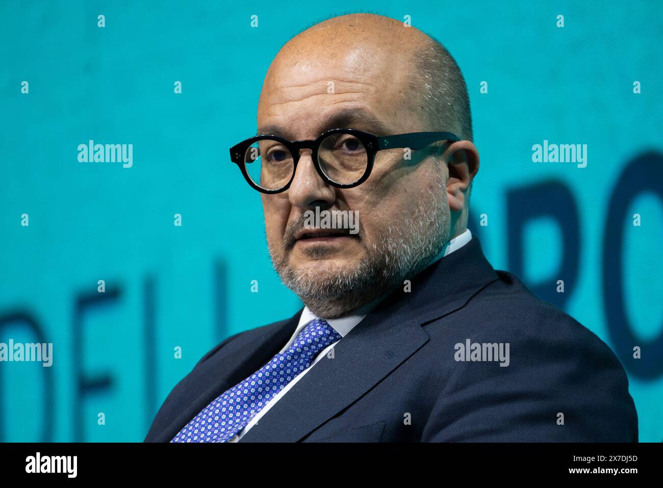 Rom, Italien. Im Foto Gennaro Sangiuliano (Minister für Kultur). NUR REDAKTIONELLE VERWENDUNG! NICHT FÜR KOMMERZIELLE ZWECKE! Stockfoto
