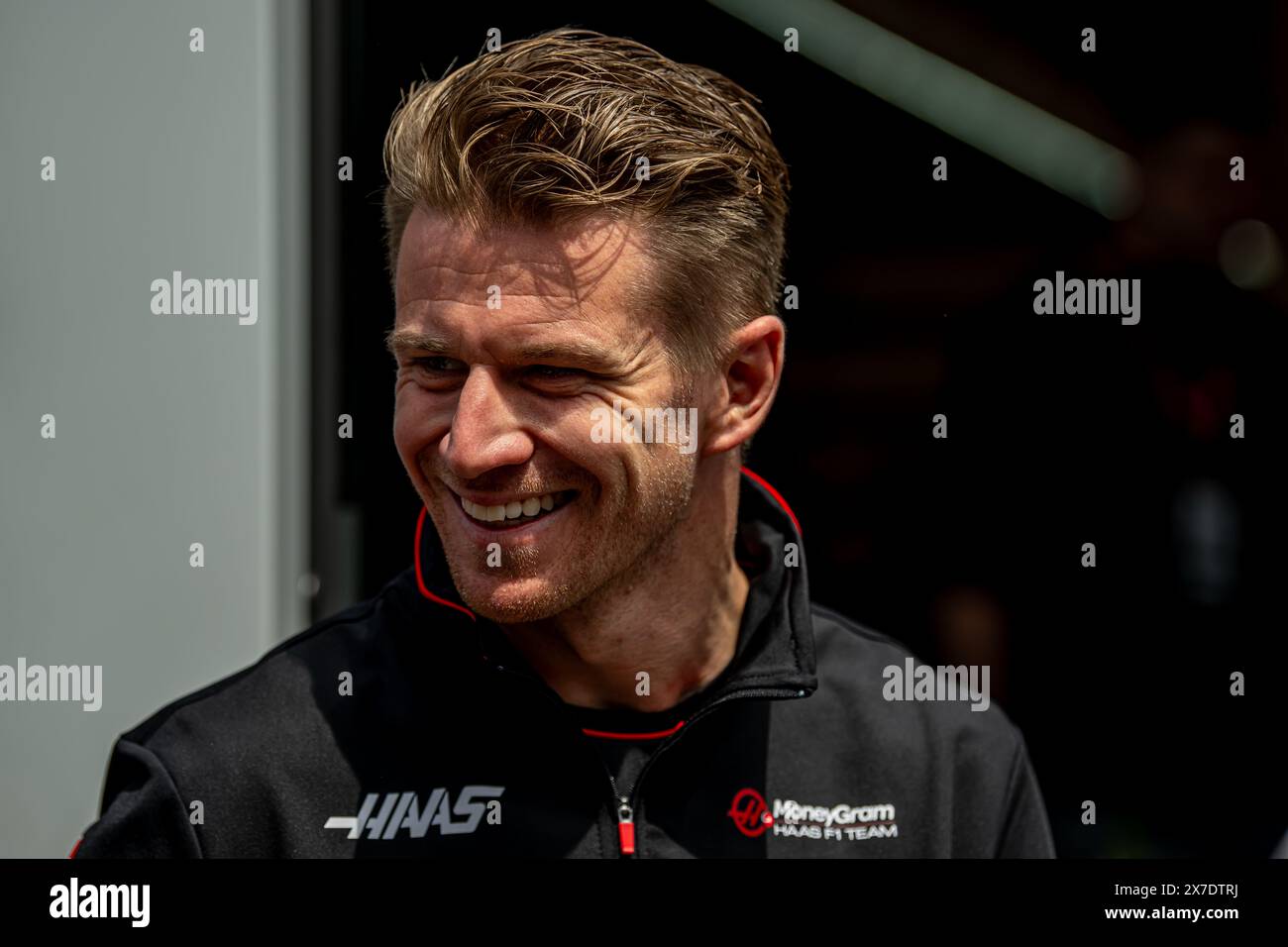 IMOLA CIRCUIT, ITALIEN - 19. MAI: Nico Hulkenberg, Haas F1 VF-23 während des Großen Preises der Emilia Romagna auf dem Imola Circuit am Sonntag, 19. Mai 2024 in Imola, Italien. (Foto: Michael Potts/BSR Agency) Credit: BSR Agency/Alamy Live News Stockfoto