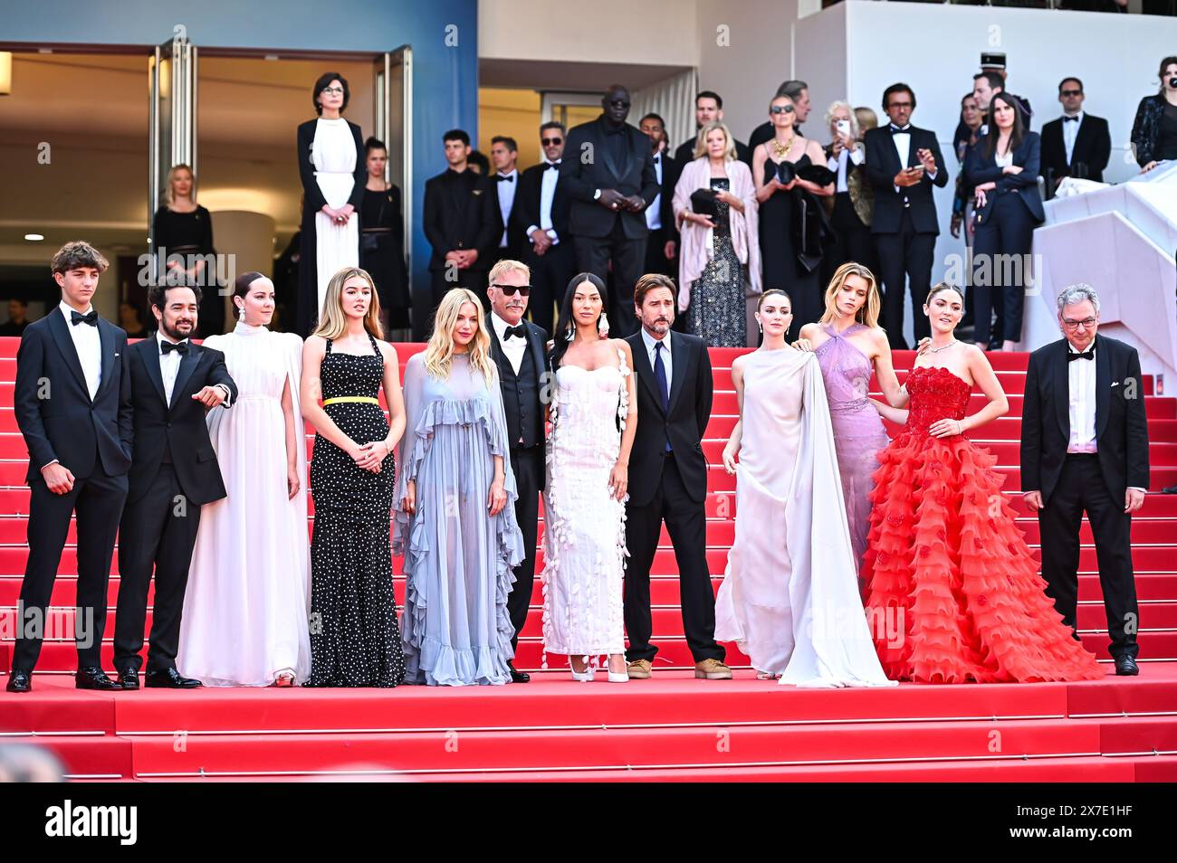 Cannes, Frankreich. Mai 2024. Hayes Costner, Alejandro Edda, Jena