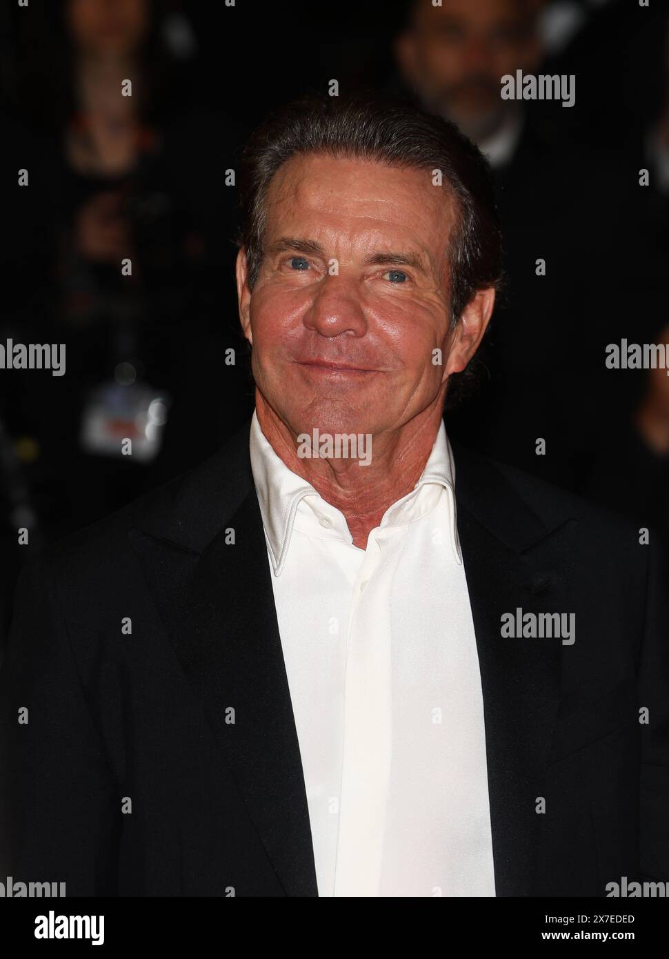 19. Mai 2024, Cannes, Cote D'azur, Frankreich: DENNIS QUAID geht auf dem roten Teppich vor der Premiere von „The Substance“ beim 77. Jährlichen Filmfestival von Cannes im Palais des Festivals in Cannes (Foto: © Mickael Chavet/ZUMA Press Wire) NUR ZUR REDAKTIONELLEN VERWENDUNG! Nicht für kommerzielle ZWECKE! Stockfoto
