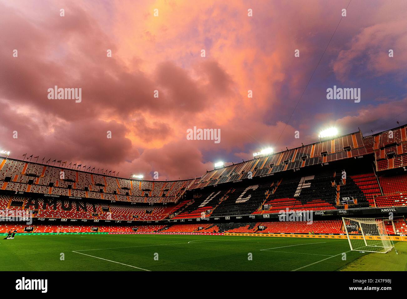 Mestalla Stadion Heimstadion von Valencia CF Stockfoto