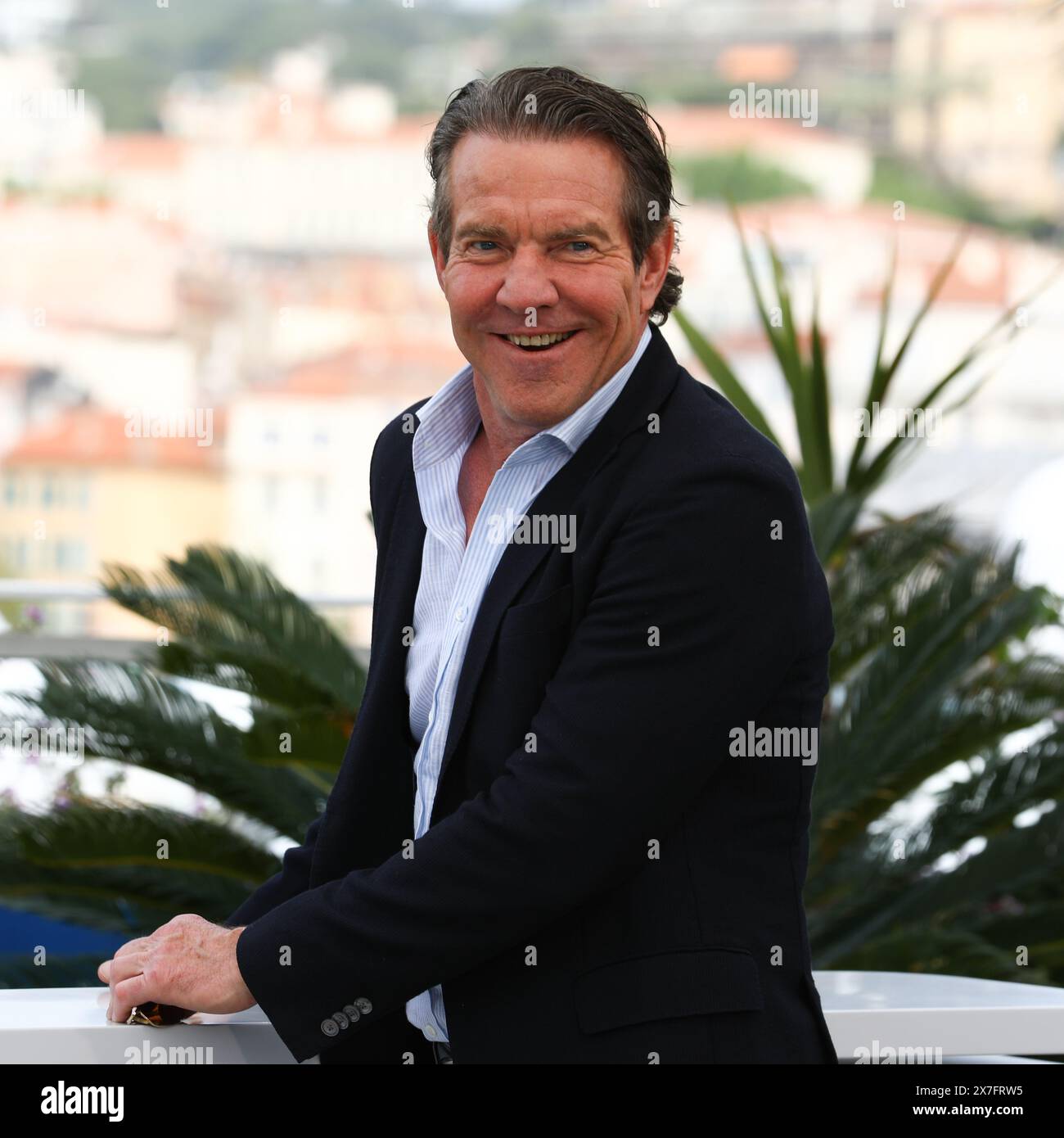 20. Mai 2024, Cannes, Cote D'azur, Frankreich: DENNIS QUAID posiert während des Fotoaufrufs „The Substance“ beim 77. Jährlichen Filmfestival von Cannes im Palais des Festivals in Cannes (Foto: © Mickael Chavet/ZUMA Press Wire) NUR ZUR REDAKTIONELLEN VERWENDUNG! Nicht für kommerzielle ZWECKE! Stockfoto