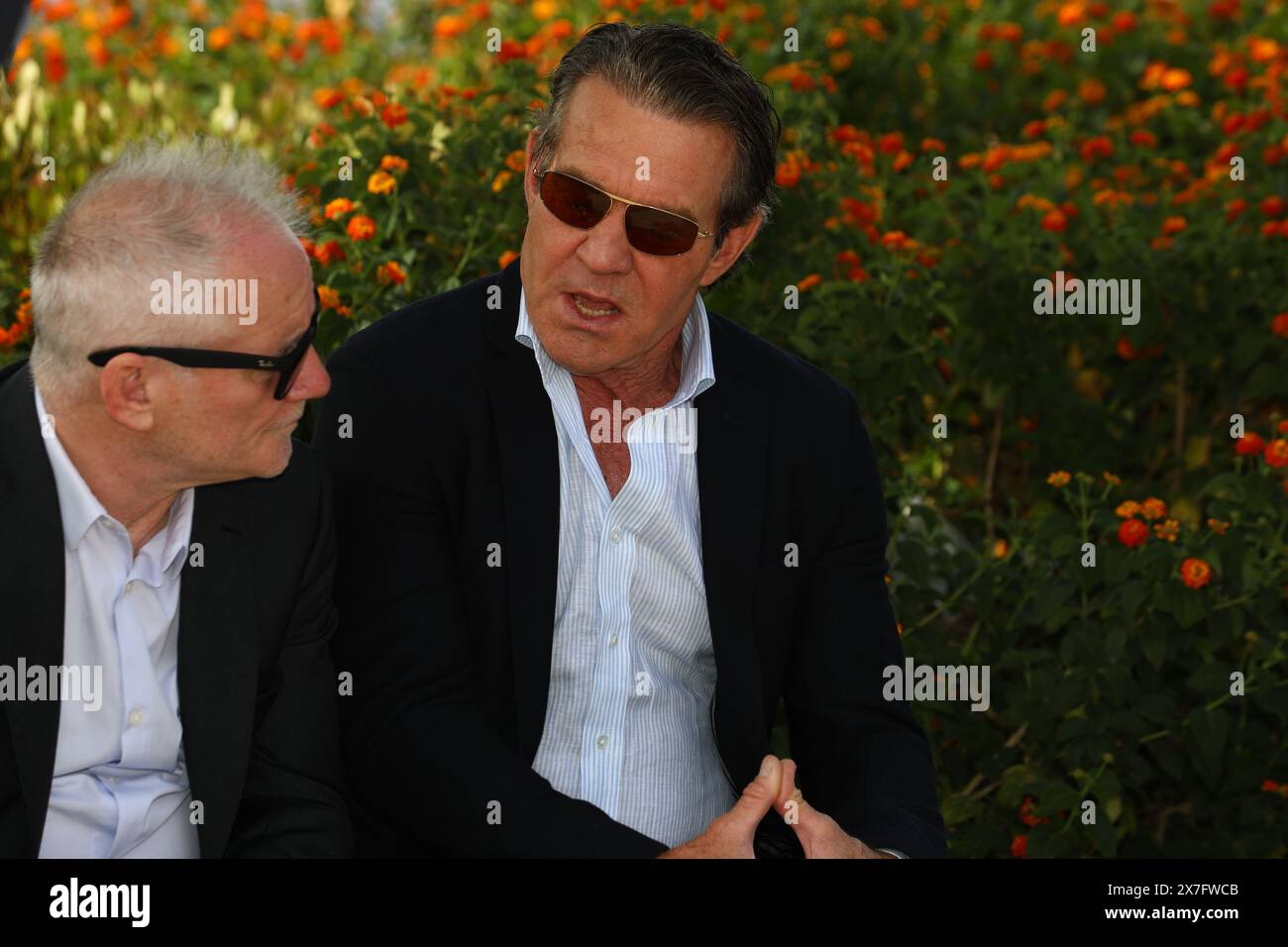20. Mai 2024, Cannes, Cote D'azur, Frankreich: DENNIS QUAID posiert während des Fotoaufrufs „The Substance“ beim 77. Jährlichen Filmfestival von Cannes im Palais des Festivals in Cannes (Foto: © Mickael Chavet/ZUMA Press Wire) NUR ZUR REDAKTIONELLEN VERWENDUNG! Nicht für kommerzielle ZWECKE! Stockfoto