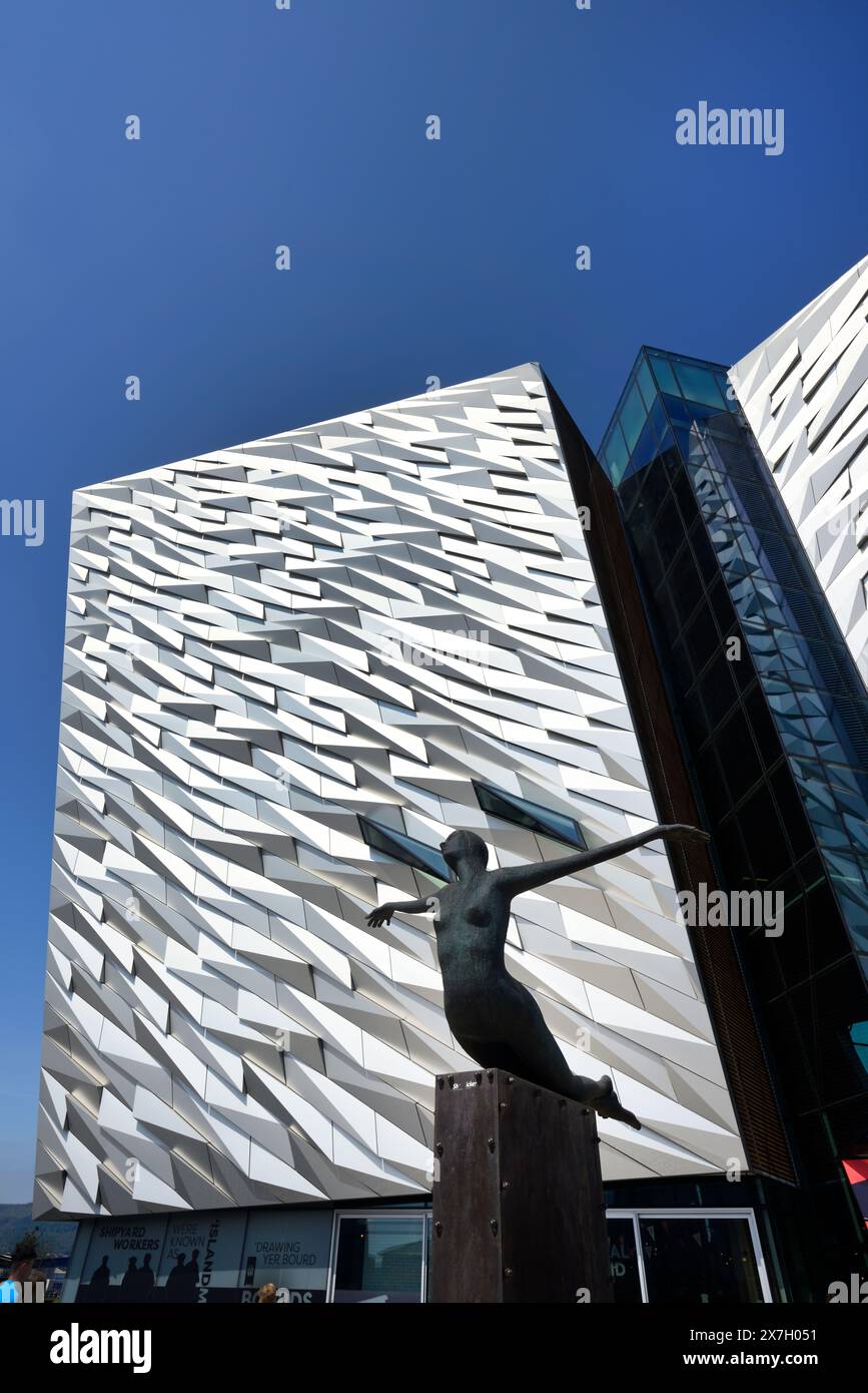 Titanic Viertel Belfast Nordirland Stockfoto